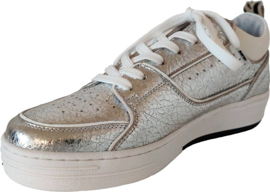 Maruti Anna Sneakers Zilver Metallic Silver Zebra