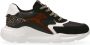 Maruti Cady Sneakers Pixel Zwart Womens Black Cognac Pix - Thumbnail 1