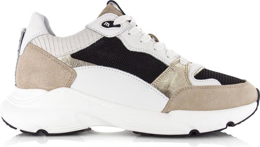 Maruti Raven beige black white Zwart Leer Lage sneakers Dames - Foto 1