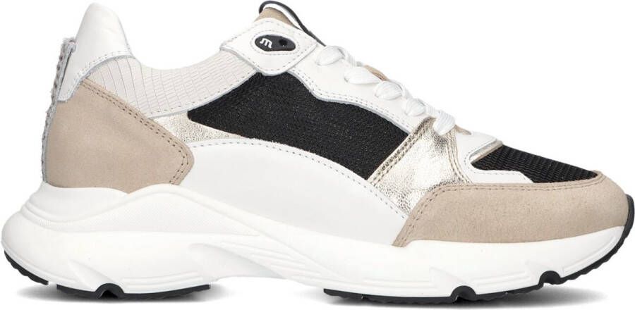 Maruti Raven beige black white Zwart Leer Lage sneakers Dames