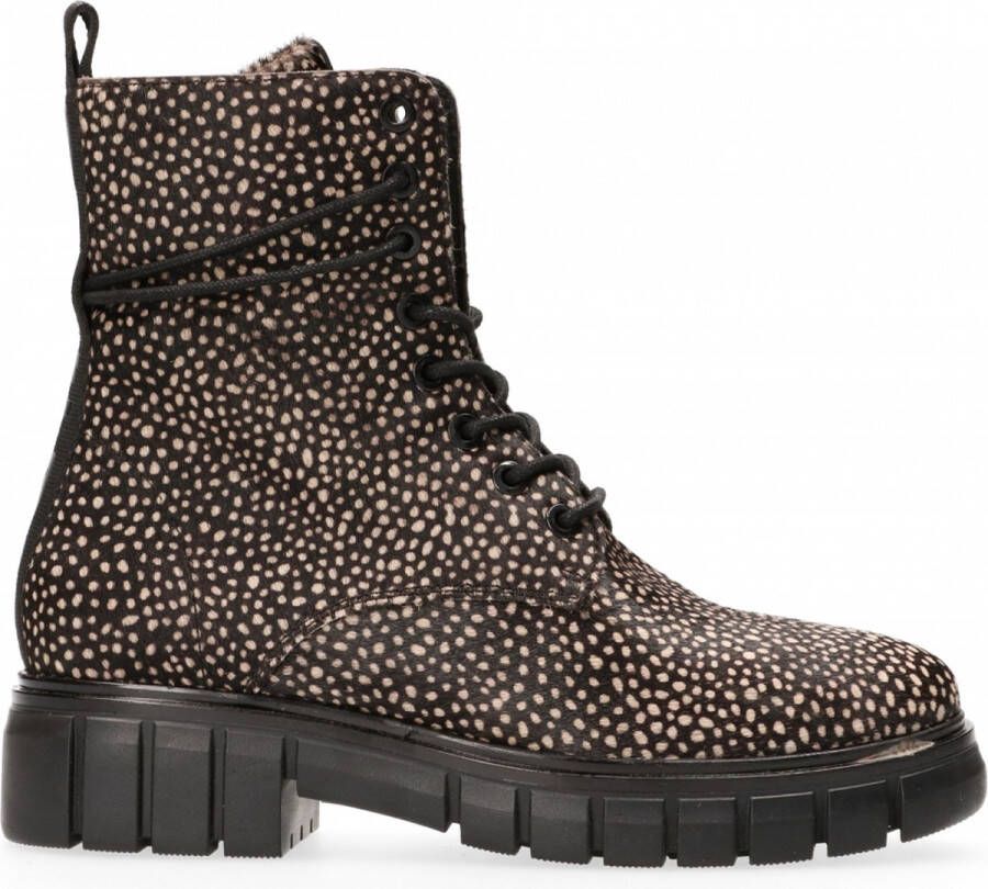 Maruti Boots Tyler Hairon Leather Pixel 66.1486.01 Zwart Dames