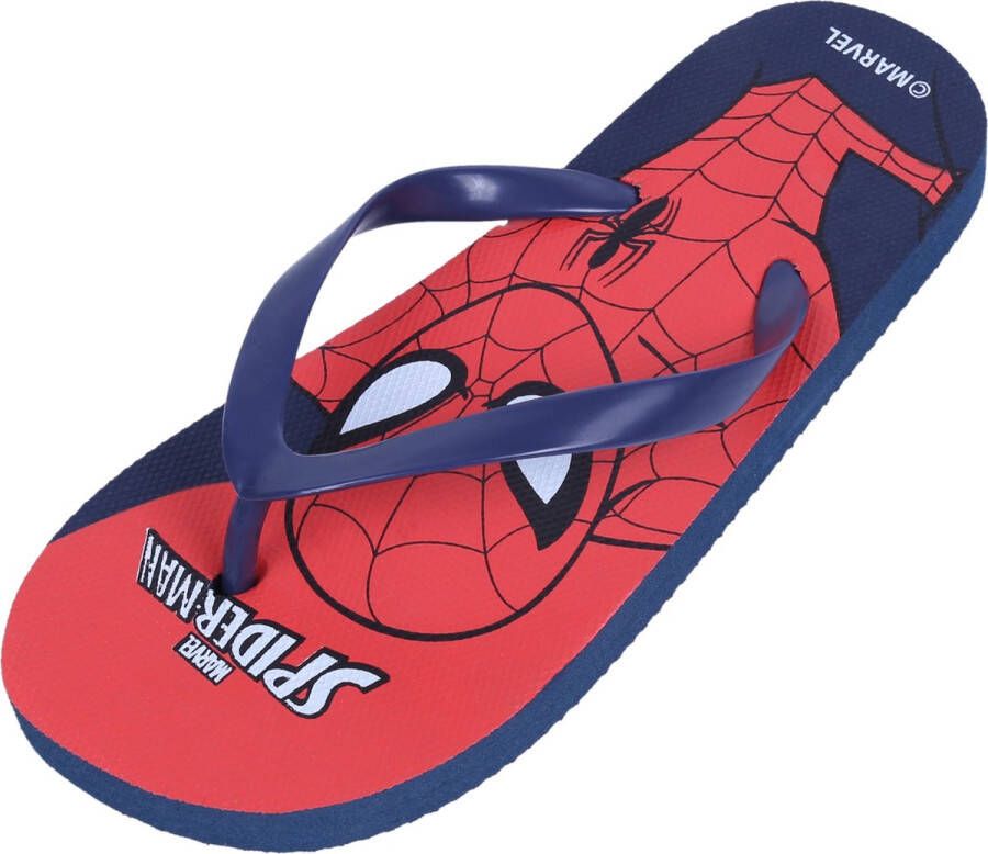 Marvel Navy rode teenslippers SPIDER-MAN voor jongens