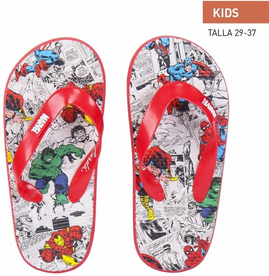 Marvel Slippers voor Kinderen Rood Grijs