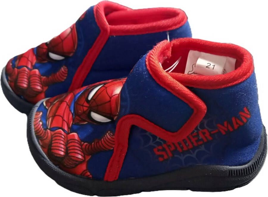 Marvel Spider pantoffels sloffen klittenband rubberen zool