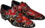 Mascolori Herenshoenen Floral Firework Handgemaakte Schoenen in Leer - Thumbnail 1