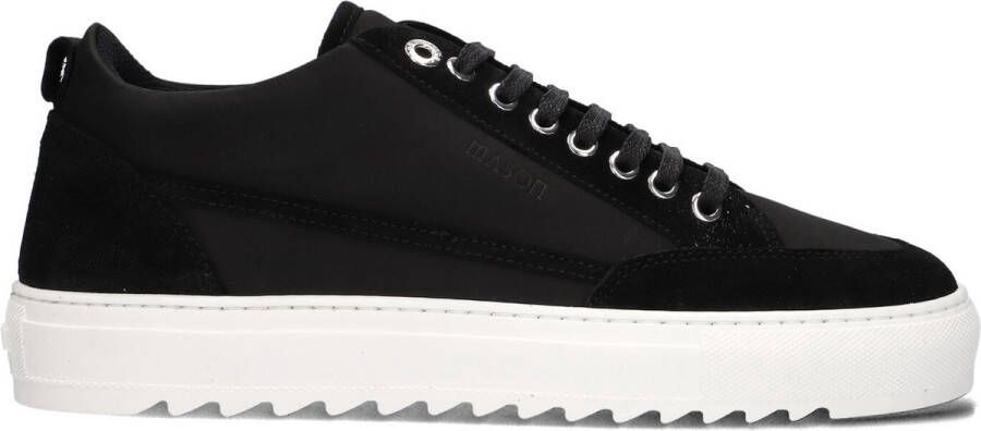 Mason Garments Tia Mescolare Sneakers Leer Heren Zwart