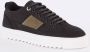 Mason Garments Tia Sport Atletics sneaker van nubuck met suède details Zwart Bruin - Thumbnail 1