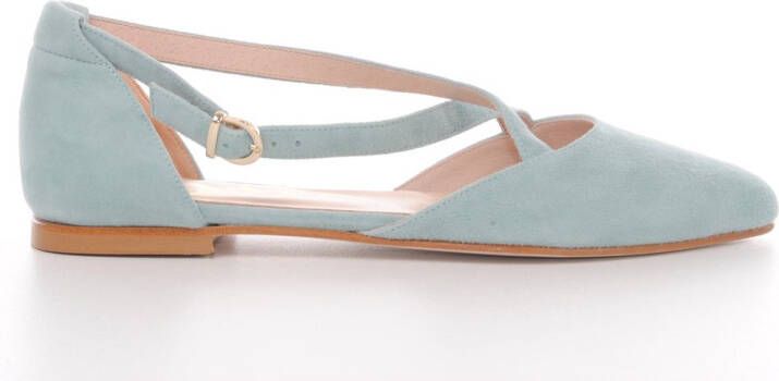 MAURY Ballerine Ballare suede turquoise