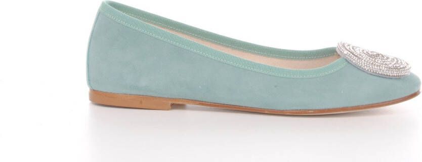 MAURY ballerine Fricka suede turquoise