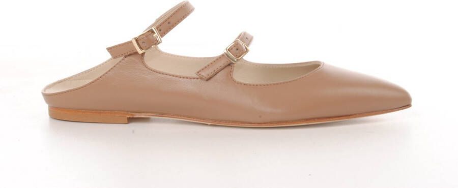 MAURY dames slipper Turner in taupe leder