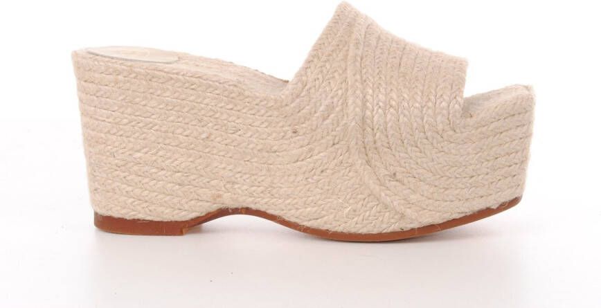 MAURY dames slipper Zoe beige raffia