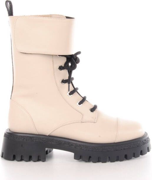 MAURY dames veterboots fireblade veau beige