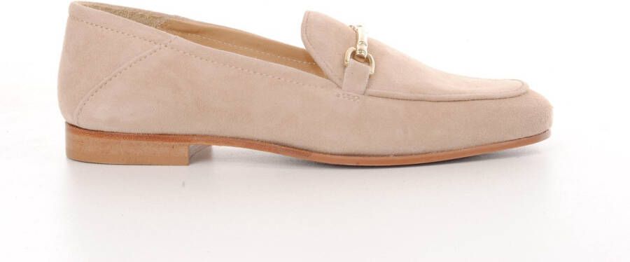 MAURY elegante Damesmocassin in beige suède