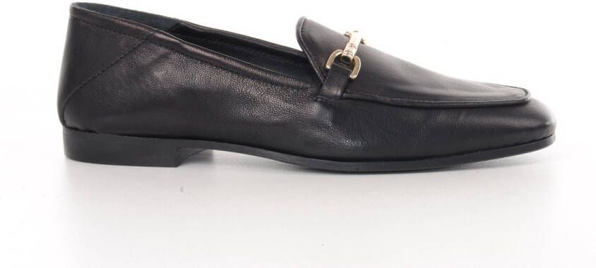 MAURY elegante Damesmocassin in zwart leder