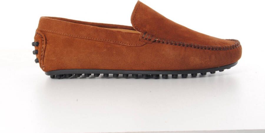 MAURY heren mocassin Mando naturel suede