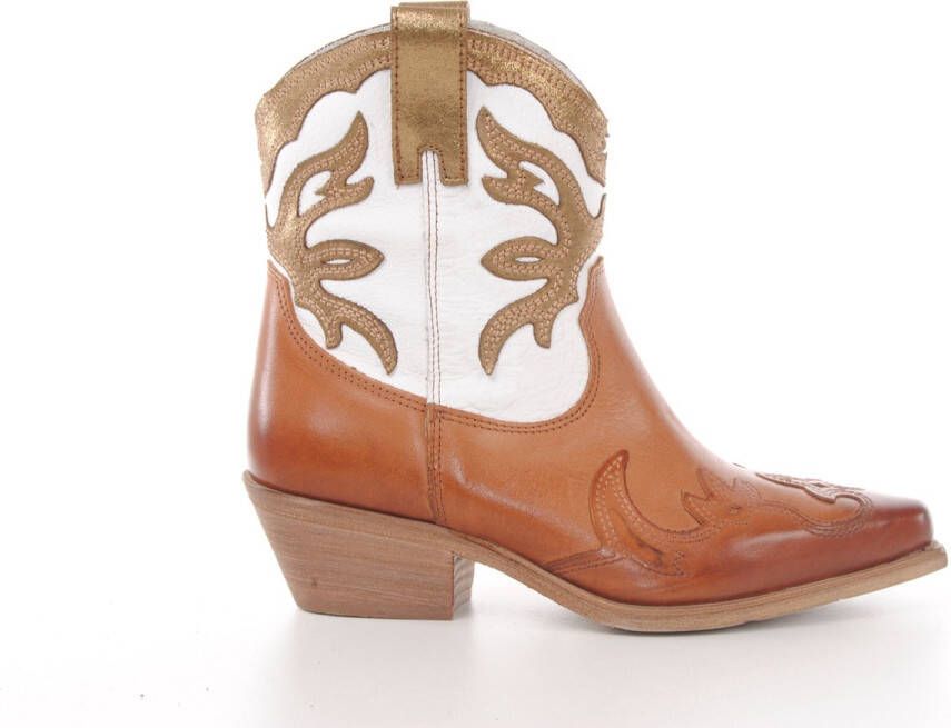 MAURY western boot Milan camel wit