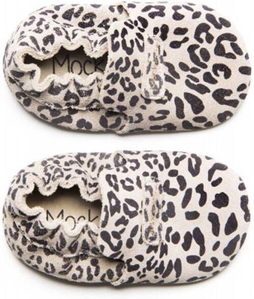 Mavies First Steps Babyschoentjes Leopard Grey XS