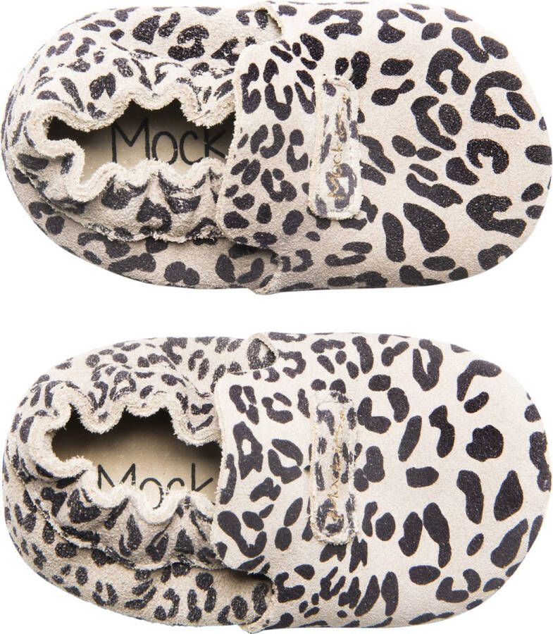 Mavies First Steps Babyschoentjes Leopard Grey XS