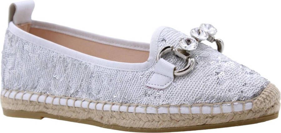 Maypol Stijlvolle Zomer Espadrilles White Dames