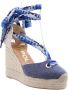 Maypol Stijlvolle Wedge Sandalen Blue Dames - Thumbnail 1