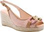 Maypol Stijlvolle Wedge Sandalen voor Trendy Vrouwen Pink Dames - Thumbnail 1