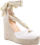 Maypol Stijlvolle Wedge Sandalen White Dames - Thumbnail 1