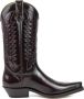 Mayura Boots 1920 Florentic Bordeaux Spitse Cow Western Line Dance Laarzen Schuine Hak Echt Leer - Thumbnail 1