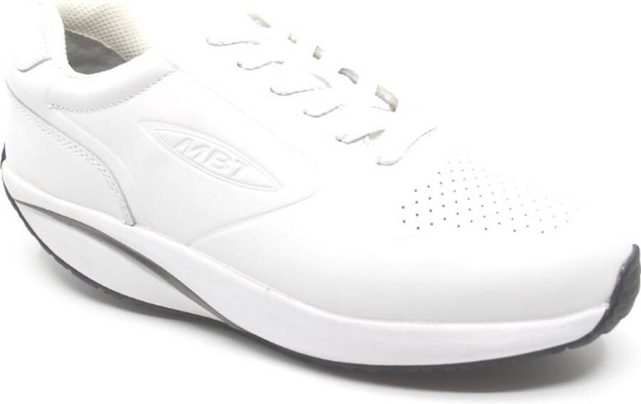 MBT 1997 LEATHER W 700947-16N Witte dames sneaker wijdte G