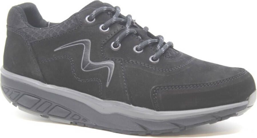 MBT MAWENSI M BLACK 702619-03U Zwarte heren sneaker wijdte H