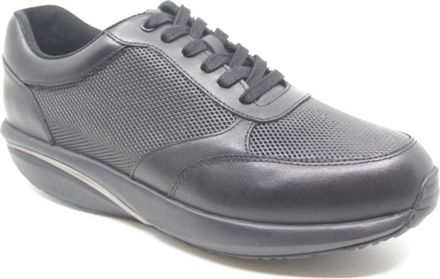 MBT NAFASI 5 M BLACK 703153-257N Zwarte heren veterschoenen wijdte G