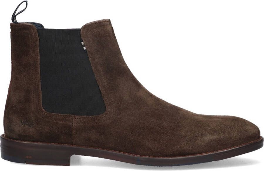 McGregor Heren Boots Grijs Chelsea Boots Suède Elastiek