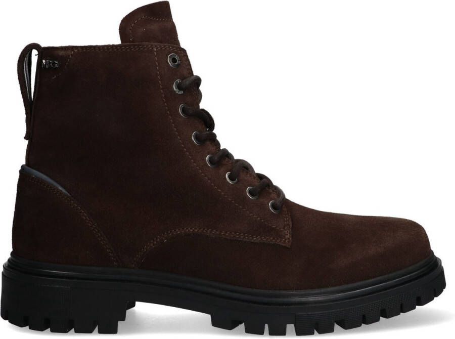 McGregor Heren Boots Grijs Veterboots Suède Veters