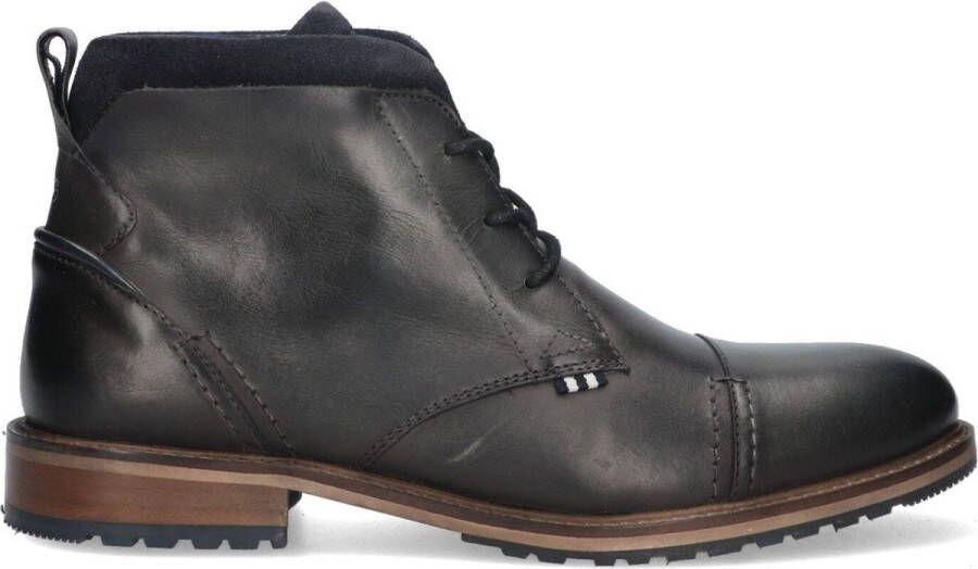 McGregor Heren Boots Zwart Veterboots Suède Veters