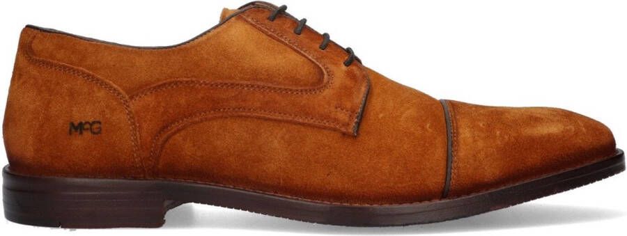 McGregor Heren Herenschoenen Cognac Lage Sneakers Suède Veters