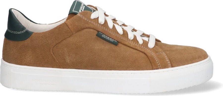 McGregor Heren Sneakers Beige Lage Sneakers Suède Veters