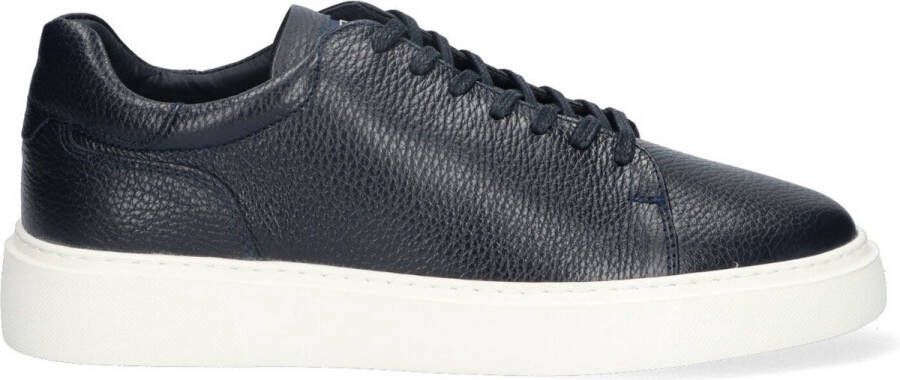 McGregor Heren Sneakers Blauw Lage Sneakers Leer Veters