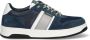 McGregor Heren Sneakers Blauw Lage Sneakers Leer Veters - Thumbnail 1