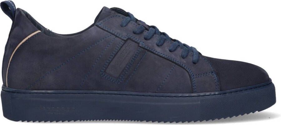 McGregor Heren Sneakers Blauw Lage Sneakers Nubuck Veters