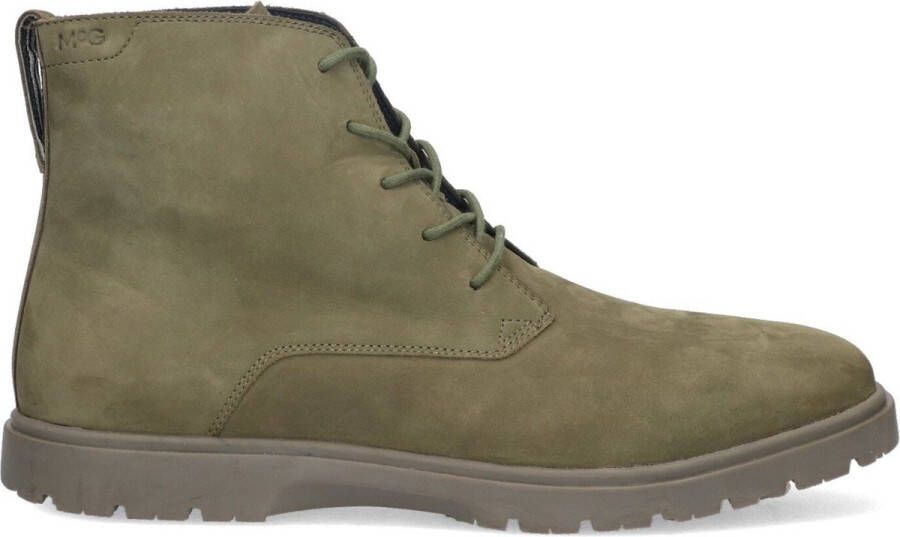 McGregor Heren Sneakers Groen Hoge Sneakers Nubuck Veters