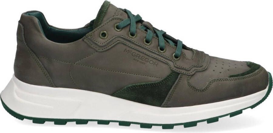 McGregor Heren Sneakers Groen Lage Sneakers Nubuck Veters