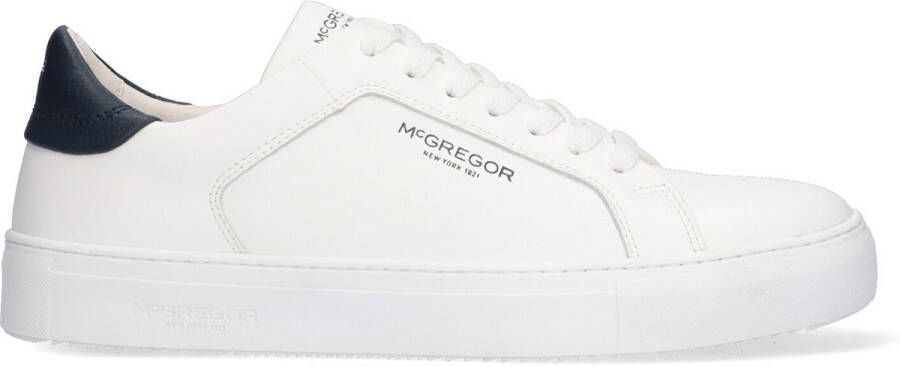 McGregor Heren Sneakers Hamilton Wit Navy Wit