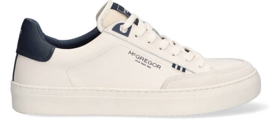 McGregor Heren Sneakers Offwhite Lage Sneakers Leer Veters