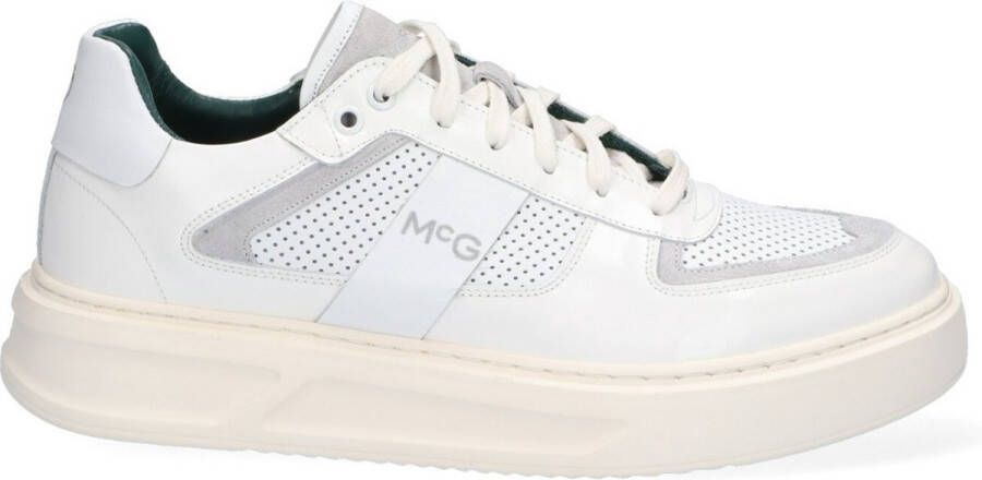 McGregor Heren Sneakers Wit Lage Sneakers Leer Veters