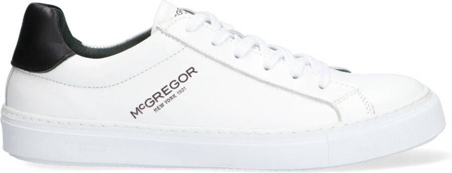 McGregor Heren Sneakers Wit Lage Sneakers Leer Veters