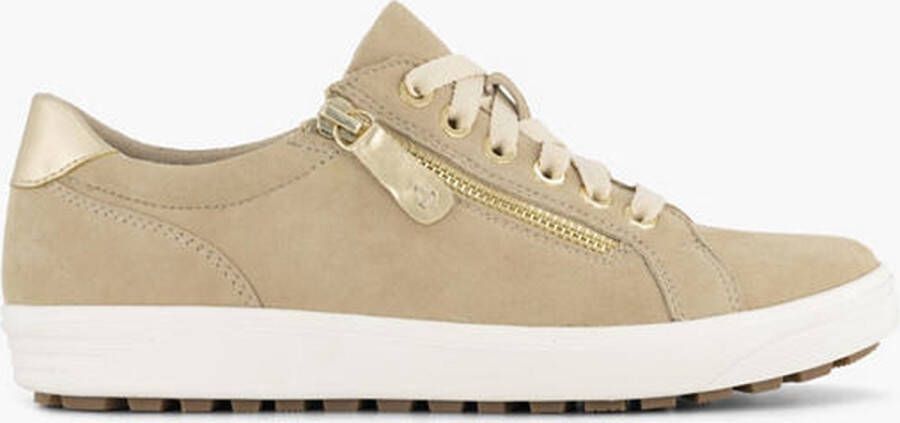 Medicus Beige leren comfort sneaker