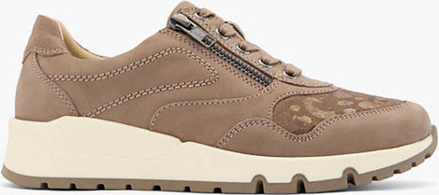 Medicus Taupe leren comfort sneaker