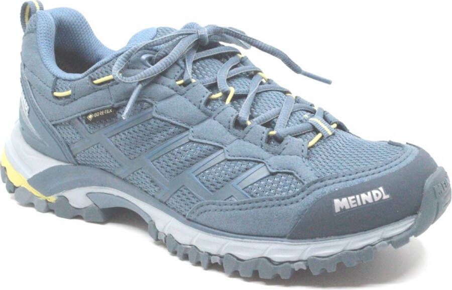 Meindl CARIBE LADY GTX 3823-97 Blauw combi lage dames wandelschoenen met GoreTex A- categorie wijdte H