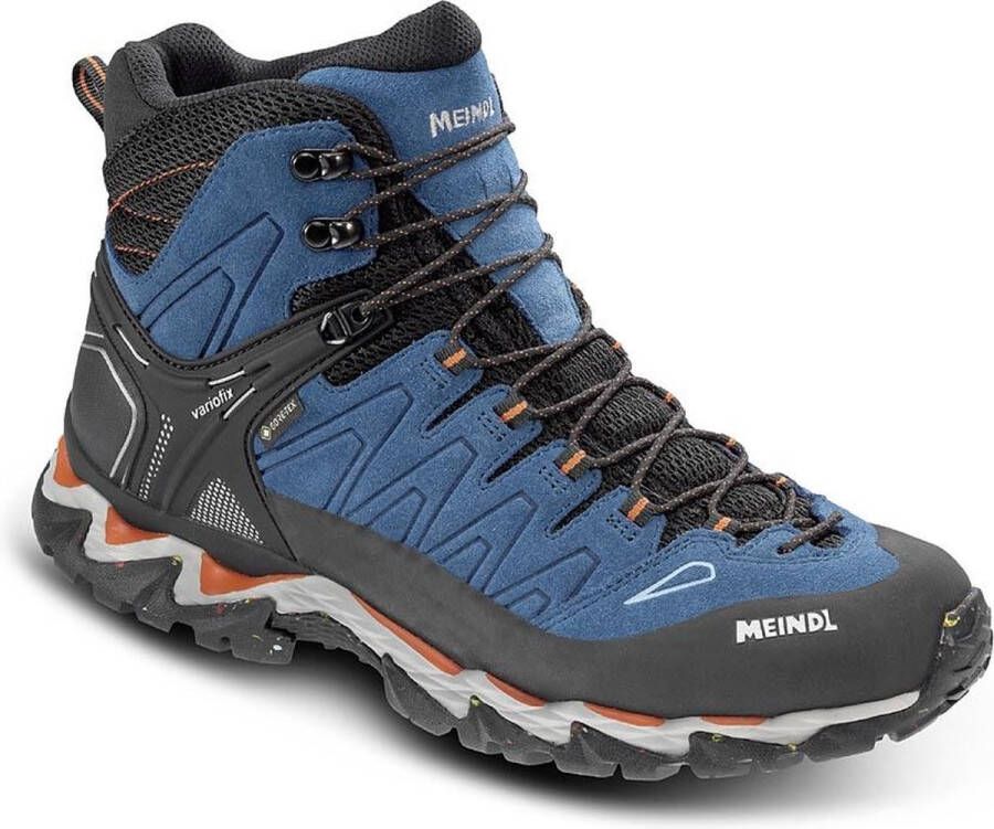 Meindl Lite Hike Gtx Heren Hoge Wandelschoen Blau Orange