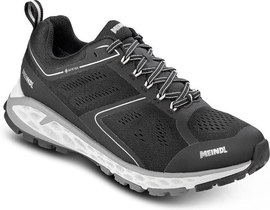 Meindl Power Walker 2.0 Wandelschoen Heren waterdichte lage wandelschoenen Schwarz Silber