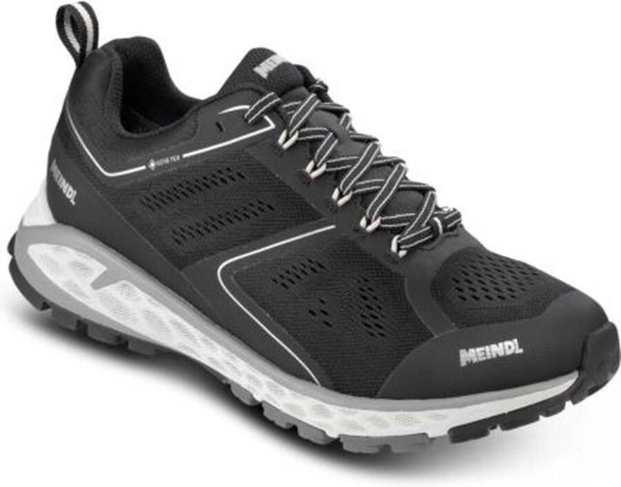 Meindl Power Walker 2.0 Wandelschoen Heren waterdichte lage wandelschoenen Schwarz Silber